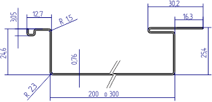 Cielorraso Flush panel