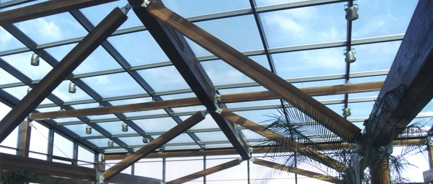 Hotel Panamericano. Cubierta de vidrio